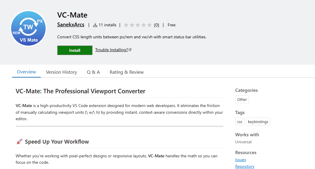 VS Code Extensions Pack screenshot 3