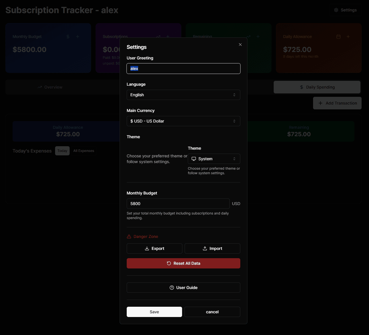Subscription Tracker screenshot 4