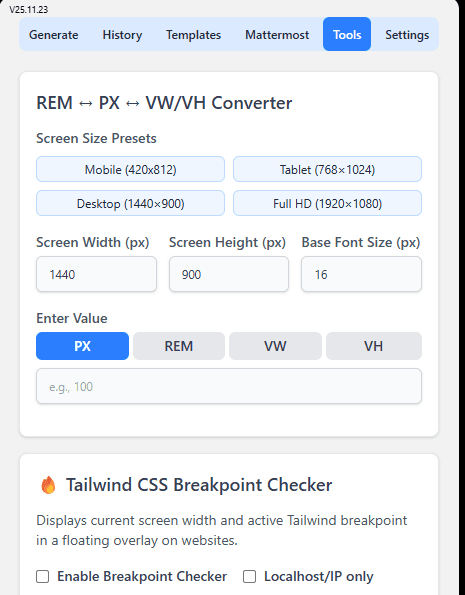 ClickUp Helper Tool screenshot 2